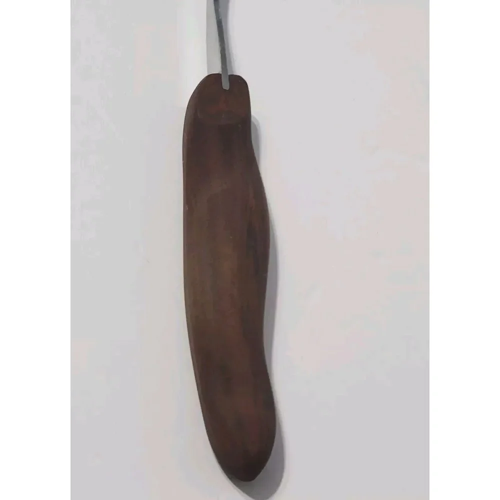 Cutco Carving Turning Fork No 27 Brown Wood Handle Made in USA - Picture 5 of 14